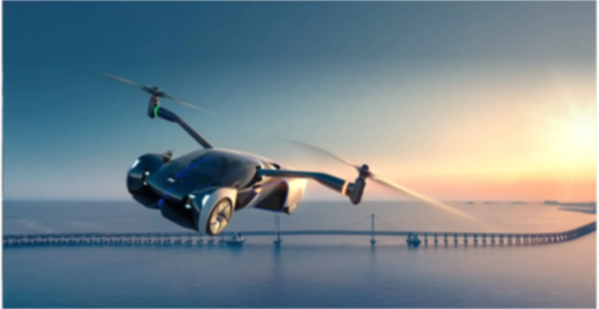 Flying Car Background